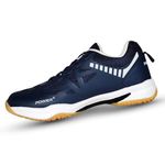 Prokick Mens Power Plus Non Marking Badminton Shoes|Lightweight & Durable Badminton Shoes|Also Perfect For Squash, Table Tennis, Volleyball, Basketball & Indoor Sports, Navy/Blue - 8 Uk