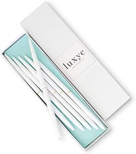 Gold Office Supplies by Luxye - Gold and Rose Gold Pens - 6 Piece Pen Set - Ballpoint Pen White/Black Ink