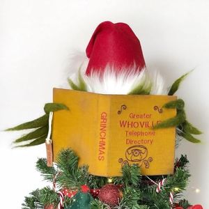 Grinchs puntale albero natale, Grinchs punta albero di natale grinchs decorazione natale, Grinchs topper albero di natale grinchs Christmas Tree Topper decorazioni natalizie