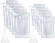 20 Pieces Plastic Flasks Reusable L