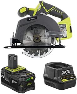 RYOBI 18-Volt Cordless 5.5 inch Circular Saw Combo Kit with a 4Ah Battery and Charger (Bulk Packaged)