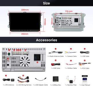 XTRONS 9-Inch Android Car Stereo – Touchscreen Multimedia Head Unit