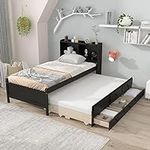 BOVZA Twin Captain’s Bed with Bookc