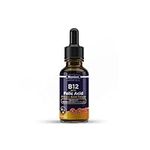 Maxion Vitamin B12 with Folic Acid 1000 mcg to Help Produce Red Blood Cells and Boost Energy, Supports Cognitive Function, Improved Memory, and the Immune System, Cherry Flavour, 30ml (1)