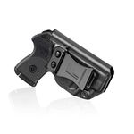 Boosteady IWB Kydex Holster Fit ruger lcp | lcp 380 Holster lcp Iwb Holster | lcp Accessories| Right-Hand Draw Black