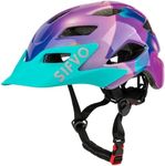 Kids Helmet, SIFVO Kids Bike Helmet Boys and Girls Bike Helmet 5-14, Bike Helmet Kids with Removable Visor Youth Bike Helmet Multi Sport Safe and Comfortable (50-57cm)