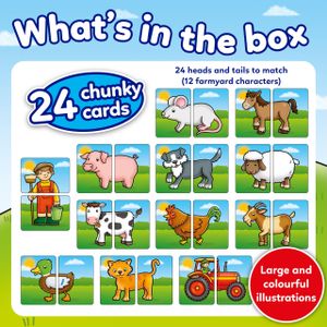 Orchard Toys Farmyard Heads and Tails Game – Matching Card Game for Kids