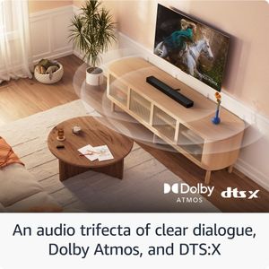 Amazon Fire TV Soundbar Plus – Bluetooth Wireless Home Audio Speaker