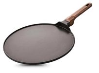 Vinod Di Casa Non Stick Dosa Tawa 30 cm | 3 Layer Non Stick Aluminium Cookware | 4.8 mm Thick Base for Even Heat | Easy Grip Handle | Gas & Induction Friendly