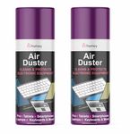 2 X COMPRESSED AIR CAN DUSTER SPRAY CAN CLEANER CLEAN & PROTECTS LAPTOP KEYBOARD ELECTRONICS - SET OF 2 by Leap Horse