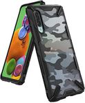 Ringke Fusion-X Designed for Galaxy A90 5G Case Back Cover, [Military Drop Tested] Ergonomic PC Back TPU Bumper Impact Resistant Protection for Galaxy A90 5G Back Cover Case (2019) - Camo Black