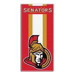 NHL Ottawa Senators NHL Zone Read Beach Towel, 30-inches x 60-inches, Red