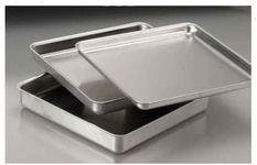 American Metalcraft SQ1410 Square Deep Dish Pan, Aluminum, 1" H, 14" W, 14" L