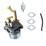 raseparter GEN1100 Carburetor with Gaskets Kit Generators Carburetor Filter Carburetor Rebuild kit for Buffalo Tools Sportsman 2.8HP 1500 2000W Generators