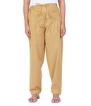 Happy Bunny Salwar Pant - Modern Style Pure Cotton for Women - Ethnic Semi Patiala Trouser - Office,Home - All Day Comfort Wear with Drawstring Beige