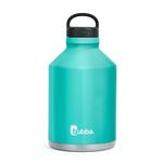Bubba Trailblazer XL 84oz Vacuum-Insulated Stainless Steel Water Bottle with Leak-Proof Lid, XL Water Jug with Carry Handle Keeps Drinks Cold for 3 Days or Hot for 1 Day, Island Teal