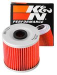 K&N Powersports Oil Filter - Cartridge 55x56mm compatible with Kawasaki (KN-123)