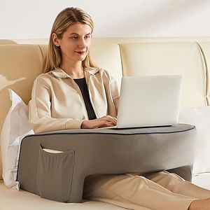 Cooloo8 Lap Desk, Reading Pillow, Laptop Pillow for Lap, Book Pillow for Reading in Bed, Arm Rest for Couch, Lap Pillow, Arm Pillows for Adults, Gaming Pillow for Lap