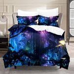 ASHOPI Science Fiction Movies Bedding Sets 3 Pieces, Super Warm Soft Duvet Cover Set, Best Gift for Film Fans Kids Teens, with 1 Duvet Cover + 2 Pillowcases (20,Twin)