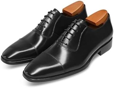 Men’s Dress Oxford Formal Shoes LeatherBusiness Shoes for Men, Black, 12