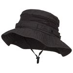 MG Big Size Talson UV Boonie Hat - Black 2XL