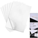 Yesallwas 50 Sheets White Carbon Transfer Paper Tracing Copy Paper, Idea for Wood/Paper/Canvas and Other Art Surfaces Tracing Copy(A4/8.3 x 11.5 Inches)