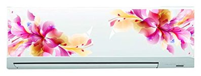 DivineDesigns™ Colorful Lily Flowers Air Conditioner Sticker - Standard Size (Fit for All Models/Sizes/Brands) (Vinyl, Multicolor)