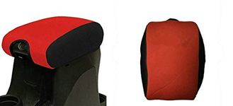 Nicebee Red Neoprene Center Console Armrest Pad Cover for Jeep Wrangler JK Sahara Sport Rubicon X & Unlimited 2011 2012 2013 2014 2015 2016