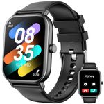 Smart Watch for Men Women with Bluetooth Call, 2024 Newest 1.85'' HD Full Touch Screen, Fitness Tracker Watch with 100+ Sports Modes, Waterproof Smartwatch for Android Phones iOS