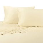Royal Hotel Bedding ABRIPEDIC Sheets, Viscose from Bamboo, Sheet Set 600 Thread Count, Silky Soft Sheets, Viscose from Bamboo, Sheet Set, King, Ivory