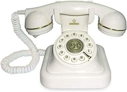 Brondi Vintage 20 Telefono Fisso, Bianco
