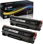 Arthur Imaging Compatible Toner Cartridges Replacement for Canon 137 (Black, 2-Pack)