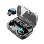 VEHOP POWER TWS, Truly Wireless Earbud with LED Display & Dedicated Torch, 30hrs Playtime & Fast Charging, Bluetooth 5.3 with ENC, Low Latency, IPX7 Sweat-Proof, Built-in Mic with Deep Bass