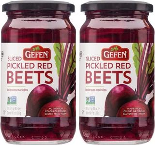 Gefen Sliced Pickled Beets, 16oz (2 Pack) | Sweet & Tangy, Great Salad Topper, Non GMO, Certified Kosher (Including Passover)