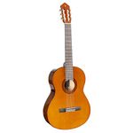 Yamaha C40//02 Full Size Acoustic Guitar with 3 Nylon and 3 Metal strings – Thin gloss finish – Natural