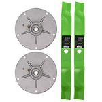 8TEN Spindle Mulching Blade Kit for Murray Scotts 42 inch Cut Deck 42571x8B Lawn Tractors 492574MA