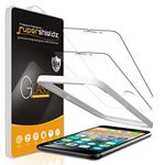 (2 Pack) Supershieldz Designed for Apple iPhone 6S and iPhone 6 Tempered Glass Screen Protector with (Easy Installation Tray) 0.32mm, Anti Scratch, Bubble Free