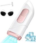 Laser-Hair-Remover for Women and Men, Update Permanent-Laser-Epilator with Dual-ICE Cooling Function for Whole Body Use