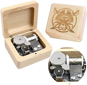 Sinzyo Davy Jones Scatola Musicale Vintage in Legno Movimento a orologeria Regalo di Natale San Valentino Compleanno (Scatola in Legno di Acero)