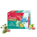 Fiama Gel Bathing Bar Fresh Celebration pack, with 3 Unique Gel Bars, with Skin Conditioners for Moisturized Skin, 375g (125g - Pack of 3), Soap for Women & Men, For All Skin Types