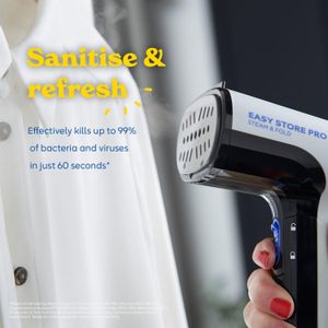 Russell Hobbs Handheld Clothes Steamer – Portable Garment Steamer