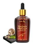 verdc - 100% Pure Organic Moringa Seed Oil - Premium Moringa Oleifera Seeds Extract - Cold Pressed - Anti-aging Natural Moisturizer for Face, Skin, Lips, Nails - (100ml)