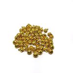 Jingle Bell Beads for Craft, Hanging and Jewellery Making - 100 pcs (Gold, 8 mm)