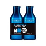 REDKEN Shampoo & Conditioner, For Damaged Hair, Strengthens & Adds Flexibility, Extreme, Power Duo 500 ml Set