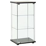 EVURU Glass Display Cabinet with 3 