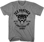 A&E Designs Anchorman T-Shirt Sex Panther Cologne Grey Tee, 3XL