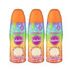 Fabulosa In-Wash Laundry Fragrance Boost, Made Using Salt Crystals, In-Wash Scent Booster Laundry, 66 Washes, Pack of 3 x 400g, Rainbow Drops