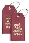 Casmonal Luggage Tags with Full Bac