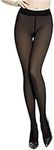 Kamviluer Womens Extra Thick Winter Warm Tight Fleece Lined Tights Thermal Pantyhose Double Lined Fleece Elastic Opaque Tights (-5°C~10°C)