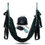 Aerial Yoga Swing Hammock – Strong & Durable Antigravity Inversion Kit with Trapeze Sling – Ideal for Home & Gym Fitness